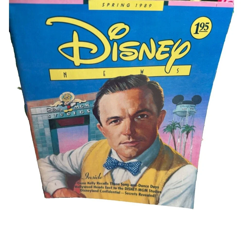 Disney News 80’s  and Mickey is Sixty Special  1988 Magazine Set of 4